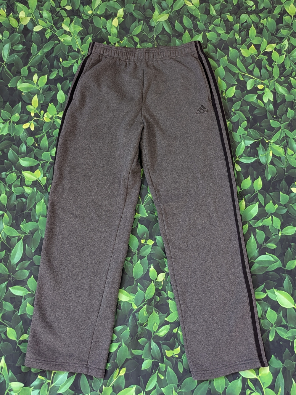 Adidas Men's Gray Athletic Tracksuit Sweat Pants